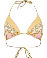 Versace - Tie Bikini Top - Lyst