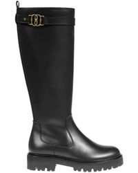 Bally - Logo Logo Boots - Lyst