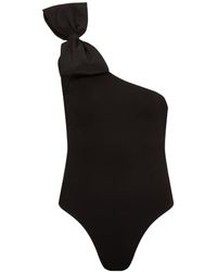 David Koma - One-Shoulder Bow-Detail Body - Lyst