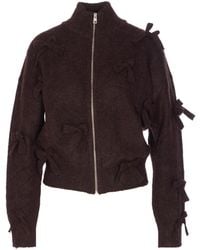 Aniye By - Knitted Zip-Up Casual Jacket - Lyst