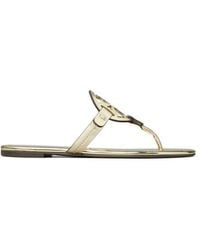 Tory Burch - Miller Metallic Sandals - Lyst