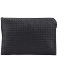 Bottega Veneta - Intrecciato Weave Small Document Case - Lyst