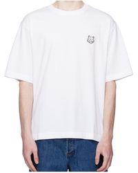 Maison Kitsuné - Maison Kitsuné Fox Head Oversize T-Shirt - Lyst