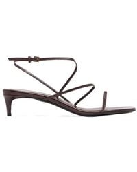 KHAITE - Alphabet Detail High-Heeled Sandals - Lyst