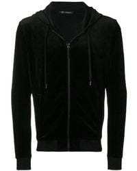 Versace - Zippered Hooded Casual Jacket - Lyst