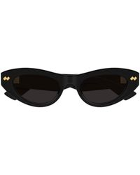 Bottega Veneta - Eyewear Oval Frame Sunglasses - Lyst