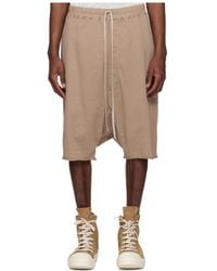 Rick Owens - Temple Drawstring Shorts - Lyst