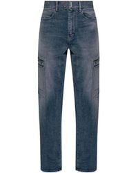 Givenchy - Pocket Detailed Straight Leg Jeans - Lyst