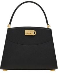 Ferragamo - Ferragamo The New Studio Box Tote Bag - Lyst