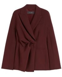 Max Mara - Pianoforte Long-Sleeved Tailored Blazer - Lyst