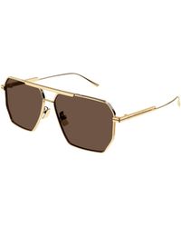 Bottega Veneta - Aviator Sun Sn63 - Lyst