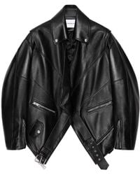 Givenchy - Back-To-Front Collared Biker Jacket - Lyst