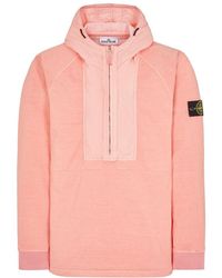 Stone Island - Semi-Zipper Casual Jacket - Lyst