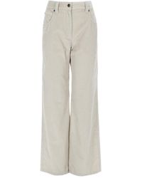 Brunello Cucinelli - Corduroy Flared-Leg Pants - Lyst