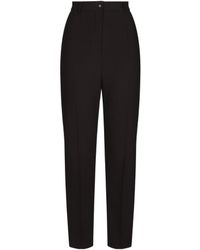 Dolce & Gabbana - Straight-Leg Tailored Trousers - Lyst