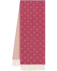 Ferragamo - Letter Pattern Scarf - Lyst