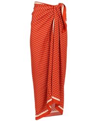 Matteau - Double Georgette Silk Scarf - Lyst
