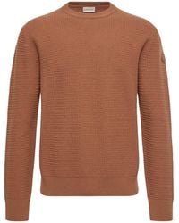 Moncler - Textured Cashmere Wool Sweater - Lyst