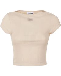 Jean Paul Gaultier - Ribbed Short-Sleeved T-Shirt - Lyst