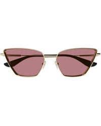 McQueen - Eyewear Cat-Eye Frame Sunglasses - Lyst