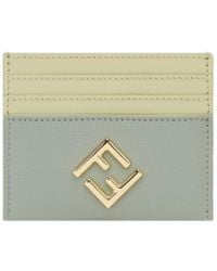 Fendi - Ff Diamonds Panelled Card Case - Lyst