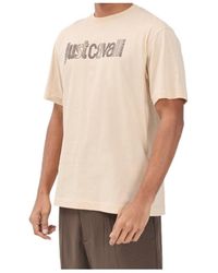 Just Cavalli - Logo Print T-Shirt - Lyst