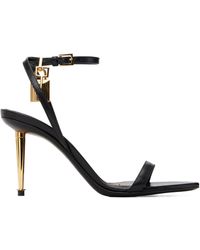 Tom Ford - Lock-Shaped Pointed-Toe Open-Toe Sandals - Lyst