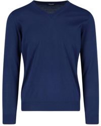 Drumohr - V-Neck Knit Top - Lyst