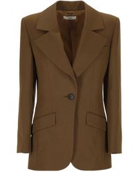 Chloé - Lapel Long-Sleeved Suit Jacket - Lyst