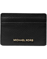 MICHAEL Michael Kors - Leather Card Holder - Lyst