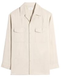 Lemaire - Long Sleeved Streaight-Hem Shirt - Lyst