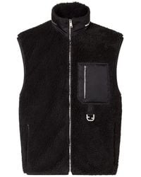 Fendi - Turtleneck Zip-Up Fur Vest - Lyst
