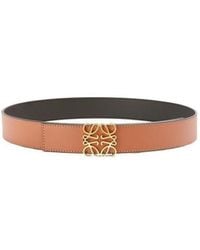 Loewe - Logo Plaque Reversible Belt - Lyst