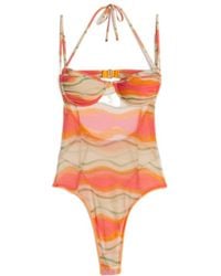 Jacquemus - Graphic-Print Mesh Bodysuit - Lyst