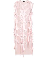 Prada - Panelled Sleeveless Dress - Lyst
