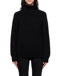 KHAITE - The Landen High Neck Knitted Jumper - Lyst
