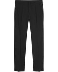 Versace - Logo-Appliqu Tapered-Leg Chino Trousers - Lyst