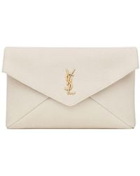 Saint Laurent - Cassandre Envelope Large Clutch Bag - Lyst