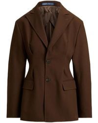 Polo Ralph Lauren - Single-Breasted Cotton-Wool Twill Blazer - Lyst