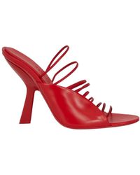 Ferragamo - Hollow-Out High-Heeled Sandals - Lyst