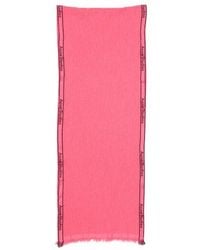 Acne Studios - Logo Detailed Fringed Scarf - Lyst