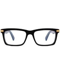 Cartier - Rectangle Frame Glasses - Lyst