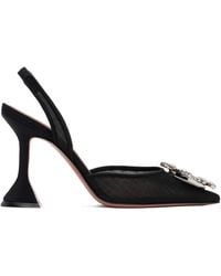 AMINA MUADDI - Begum Mesh Sling 95 Heels - Lyst