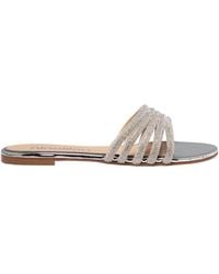 Ninalilou - Elisa Crystal-Embellish Sandals - Lyst