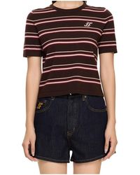 LIU REGALI - Striped T-Shirt - Lyst