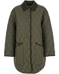 Polo Ralph Lauren - Logo Embroidered Down Coat - Lyst