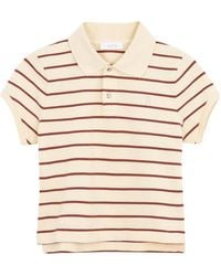 Rabanne - Rabanne Striped Polo T-Shirt - Lyst