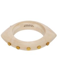 Isabel Marant - Layla Logo Detail Bracelet - Lyst