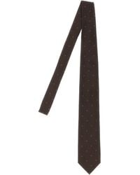 Tom Ford - Polka-Dot Ribbed-Texture Tie - Lyst