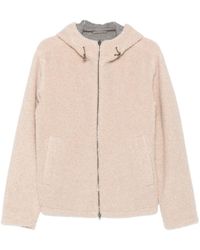 Herno - Fleece-Texture Hooded Jacket - Lyst